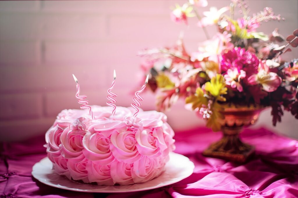 cake, beautiful flowers, candles-2338813.jpg